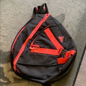 Adidas one shoulder strap backpack